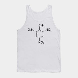 Trinitrotoluene (TNT) Chemical Structure Tank Top